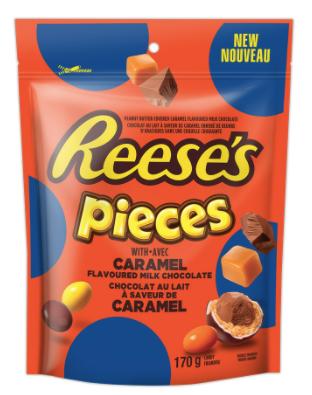 Hershey Reese's Pieces Caramel 170g CELLO x 12