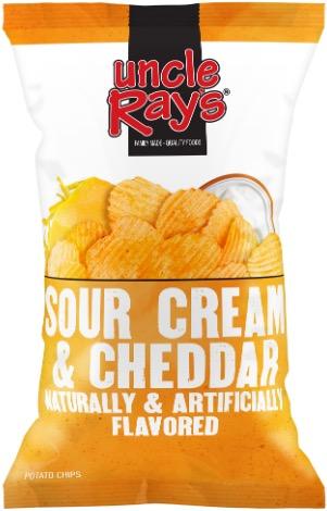 Uncle Rays Sour and Ched 10x130gm