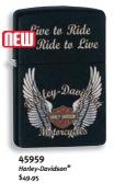 Zippo 218 Harley Davidson Wings (45959)
