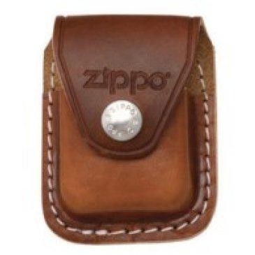 Zippo Leather Pouch W/Clp Brwn (LPCB)