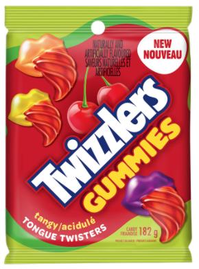 Twizzlers Tongue Twister Tangy 182g x 10 per case