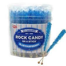Rock Candy Stick Blue Raspberry  36's (8454452)