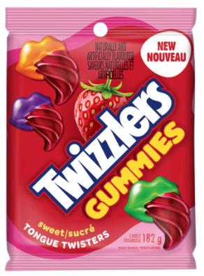 Twizzlers Tongue Twister Sweet 182g x 10 per case