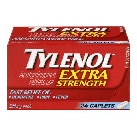 Tylenol Ext Str Tabs 24x500mg x 48/case (795226)