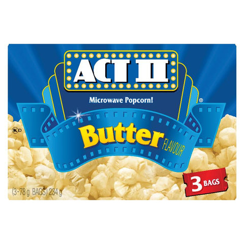Act 2 Popcorn Butter 3x234.6g x 12/case (115964)