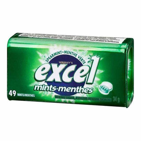Excel Mint Spearmint 8x34g x 12 per case