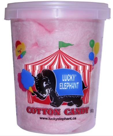 Lucky Elephant Cotton Candy  Pink 24x60g