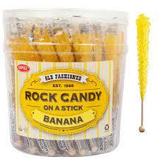 Rock Candy Stick Banana 36's(yellow)