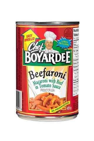 Chef Boyardee Beefaroni  425g x 24 per case