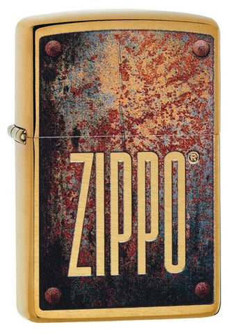 Zippo 204B Rusty Plate Design (29879)