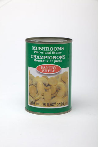 Pantry Shelf Mushroom Pieces and Stems 10oz (284ml) x 24 per case