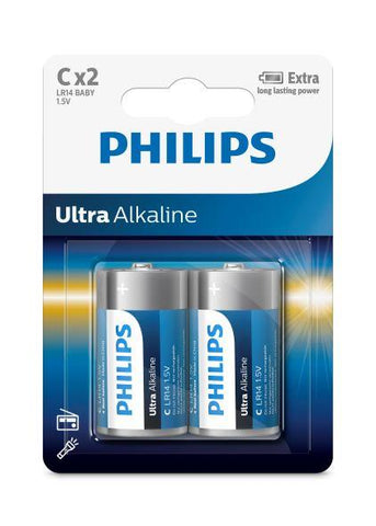 Philips Ultra Alkaline C -2's