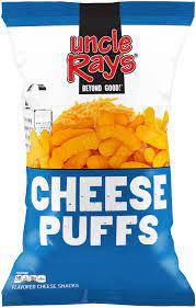 Uncle Rays Cheese Puffs 12/102 g.