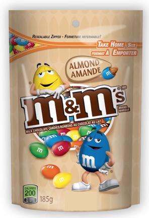 Mars M&M Almond  15 x 185g (MARC)